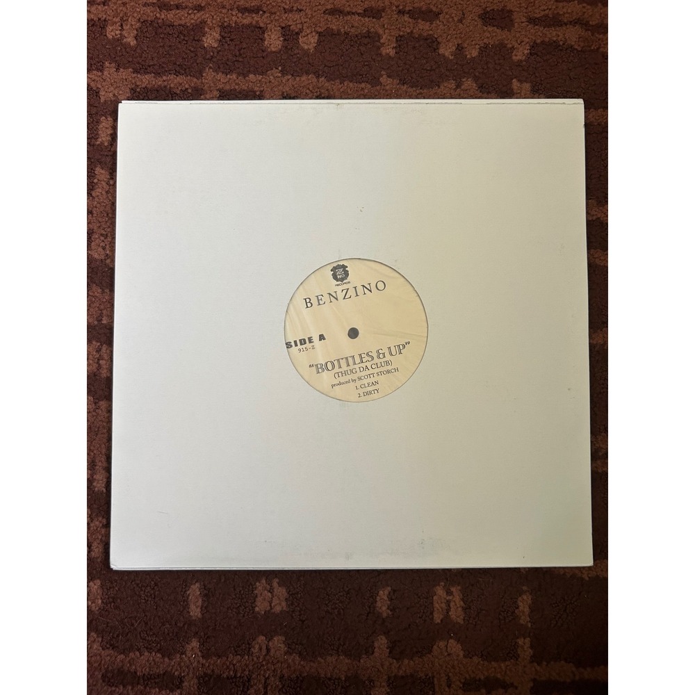 Benzino Bottles & Up Thug Da Club Scarface 12"‎ Vinyl Single 915-2 ZNO Records